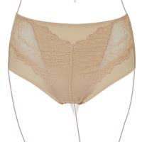 【EASY SHOP】優雅麗影 高腰三角褲(自然膚)
