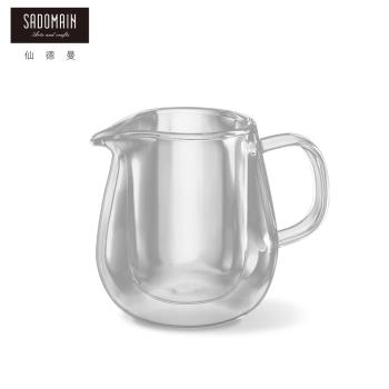 【仙德曼SADOMAIN】多用途玻璃公杯量壺-雙層 200ml
