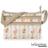 LeSportsac - Standard橫式三層拉鍊斜背包(新娘花圈) 3352P F438