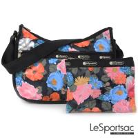 LeSportsac - Standard側背水餃包/流浪包-附化妝包(花團錦簇) 7520P F464