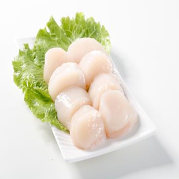 【華得水產】日本鮮甜★特大★生食級干貝4件組(500g/約10-15粒/包)