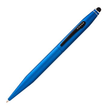 CROSS 觸控筆+原子筆兩用-金屬藍色 AT0652-6