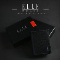 ELLE HOMME OUTLET款-輕巧型多層信用卡/證件夾- 紳士黑 EL2070003