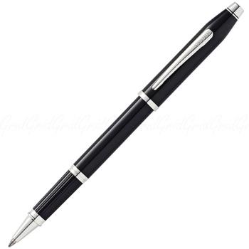CROSS 新世紀 黑琺瑯 銀夾鋼珠筆