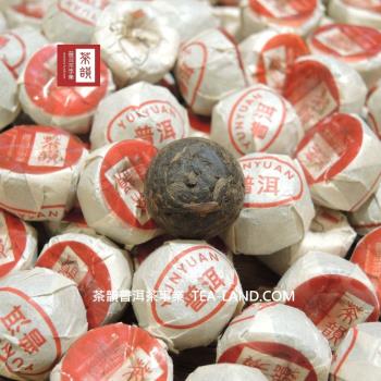 【茶韻】普洱茶 嚴選迷你沱系列2006年韻遠小熟沱300克透氣小麻袋裝 熟茶