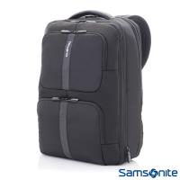 Samsonite新秀麗 Garde經典多功能對開式四段可擴充筆電後背包-15.6吋(黑)-AE1*09004