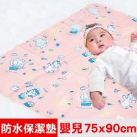 奶油獅-森林野餐ADVANTA超防水止滑保潔墊/生理墊/尿布墊(嬰兒)75x90cm-粉紅