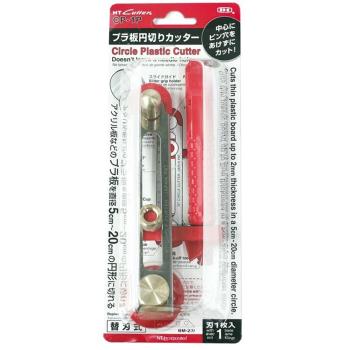 日本NT Cutter切圓刀切圓器割圓器CP-1P(無針孔5-20cm)適塑膠板圓形切割刀割圓刀