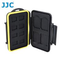 JJC防水防撞12張(Micro)SD記憶卡儲存盒記憶卡收納盒MC-SDMSD12記憶卡保護盒記憶卡盒