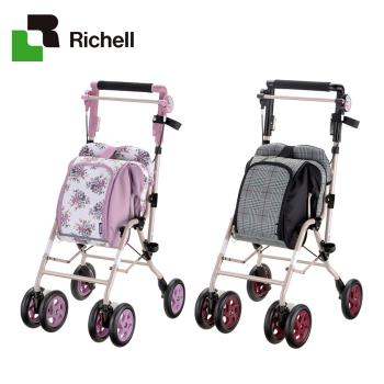 Richell利其爾-輕巧購物步行車CP-G型-2色