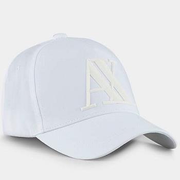 A/X 2020阿瑪尼時尚橡膠標誌白色帽子