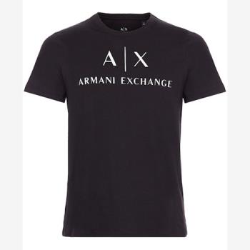 A/X 2020阿瑪尼經典標誌黑色圓領短袖ㄒ恤