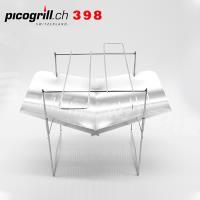 瑞士 picogrill 398 超輕量戶外露營 燒烤烤肉 焚火台 ( 含2個叉子+收納袋)