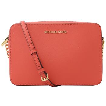 MICHAEL KORS JET SET ITEM 經典鍊條斜背方包.紅磚色