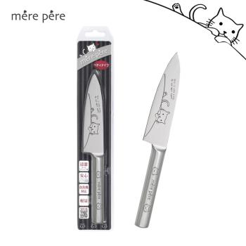 日本Mere Pere 115mm-小 日本貓咪三德刀(泡殼裝)
