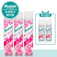 Batiste秀髮乾洗噴劑(淡雅花香)200mlx3入 送 (香甜櫻桃)50mlx2入