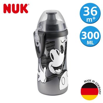 德國NUK-米奇運動水壺附軟吸嘴300ml(顏色隨機出貨)