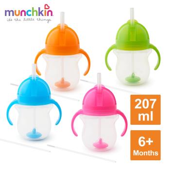 munchkin滿趣健-貼心鎖滑蓋防漏杯(360度吸管)207ml-5色