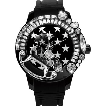 Galtiscopio迦堤夢幻星際系列星空手錶-黑/50mmLG1BZS001BRS