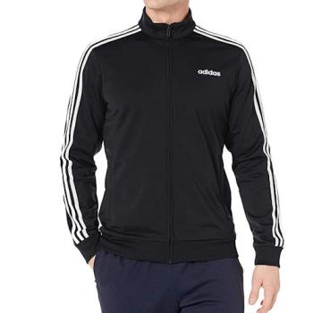Adidas 2020男時尚Tricot黑色運動立領拉鍊夾克