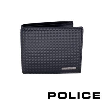 [POLICE] 義大利頂級精品 頂級精品4卡1零錢袋男用皮夾(金字塔系列)