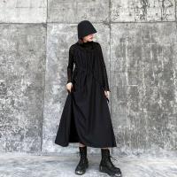 個性潮流無袖款削肩背心裙F(共二色)-CLORI
