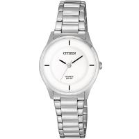 CITIZEN 星辰 限量款簡約清新氣質腕錶/銀/26.5mm/ER0201-81B