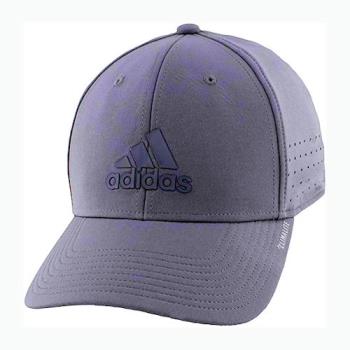 Adidas 2020男時尚Gameday彈力版型瑪瑙灰色帽子
