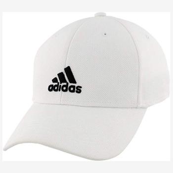 Adidas 2020男時尚萊克彈力白色帽子