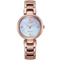 【CITIZEN 星辰】L系列 光動能手鍊女錶-28mm(EM0532-85D)