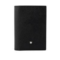 MONTBLANC 萬寶龍匠心系列對開名片/卡片夾(黑/藍色) 116344