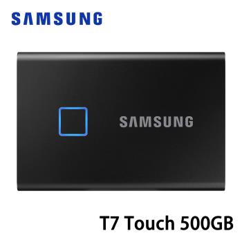 Samsung三星 移動式SSD T7 Touch  PSSD移動式固態硬碟 500GB 經典黑 MU-PC500K/WW