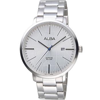 ALBA 環遊世界經典時尚錶(AS9K59X1)43mm/VJ42-X296S