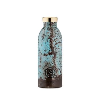 【義大利 24Bottles】不鏽鋼雙層保溫瓶 500ml - 青銅