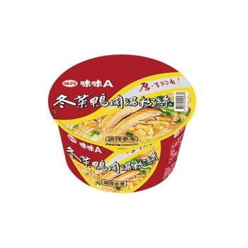 【味丹】味味A冬菜鴨肉冬粉-碗(12入/箱)