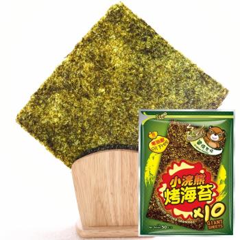 【稑珍】小浣熊零油脂烤海苔-醬燒原味 5gx10片/包