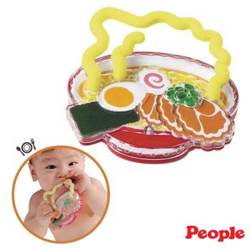 日本People-美味拉麵咬舔玩具(4個月-/固齒器/5種觸感)