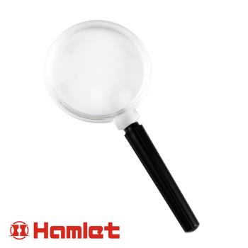 【Hamlet 哈姆雷特】2x4x / 60mm 光學級壓克力手持型放大鏡【EL-007】(免運費)