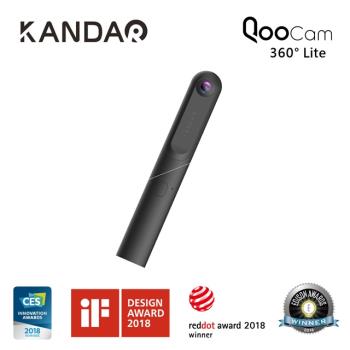 QooCam Lite  4K 360° 全景相機攝影機 + 原廠自拍桿 + 原廠三腳架 / KANDAO看到科技 