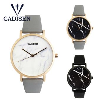CADISEN卡迪森 C-2018 簡約時尚大理石紋路皮帶手錶