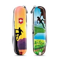 VICTORINOX 瑞士維氏限量迷你7用印花瑞士刀-攀岩 06223.L2004