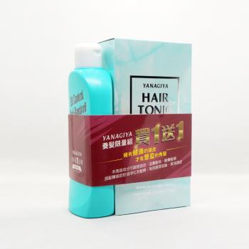 【YANAGIYA 日本柳屋】雅娜蒂髮根營養液1入+毛穴淨化洗髮精(養髮超值組合)