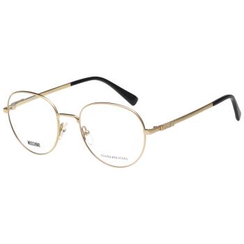  Moschino 圓框 光學眼鏡(金色)