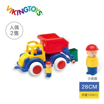 瑞典 Viking toys Jumbo恰克回收車(含2隻人偶)-28cm