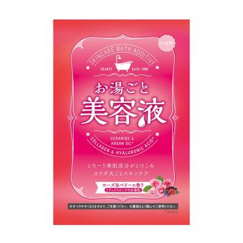日本 Bison美容液入浴劑/玫瑰莓果60g(3包)