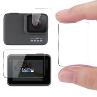 CITY for GoPro Hero5/6/7共用 相機鏡頭+觸控螢幕保護貼精美盒裝- 2入
