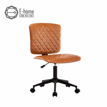 【E-home】Orlin歐琳工業風復古電腦椅-棕色