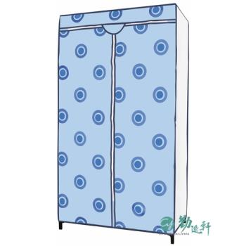 SANHO-點點天空藍DIY收納衣櫃組 (白色)