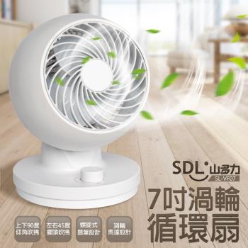 SDL山多力 7吋渦輪循環扇風扇SL-VF07
