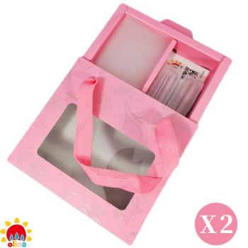 MOM’S【olina】SOFF 口罩減壓護套-乾燥玫瑰+收納夾~寵愛媽咪禮盒-2盒組